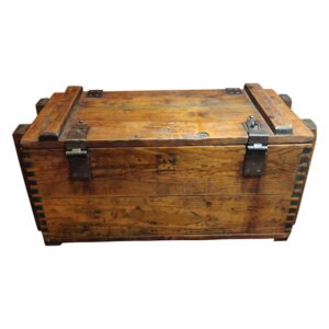 Antique Pine Ammunition Box