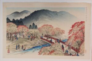 Japanese Woodblock Print by Nomura Yoshimitsu (1870-1958) in the Shin Hanga style.