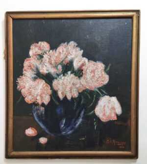 Impressionist oil painting signed and dated 1937 By G. A. Richards