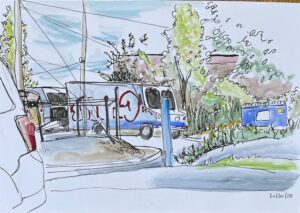 Broad and Hollywood  by Christina Huntington