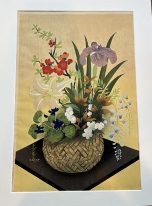Japanese Woodblock Print By Bakufu Ohno (1888-1976)