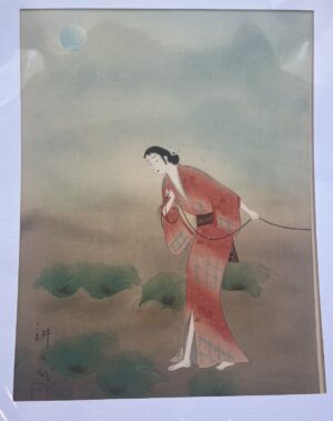 Japanese Woodblock Print by Toyonari Yamamura 1885-1942   