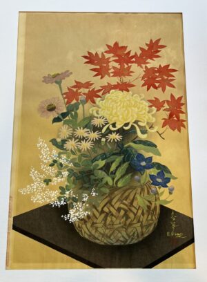 Japanese Woodblock Print By Bakufu Ohno (1888-1976)