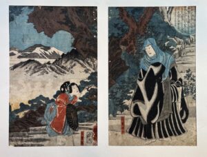 Japanese Woodblock Print  by Utagawa Kuniyoshi