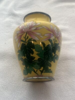 Japanese Akagi Shoten cloisonné vase
