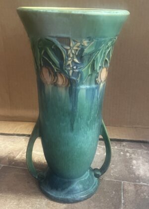 Roseville Pottery Tall Baneda vase, model 598-12