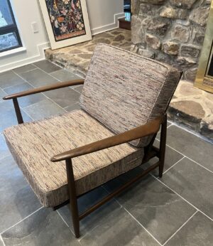 Danish Modern Lounge Chair by Ib Kofod Larsen for Selig, Denmark, c. 1960's