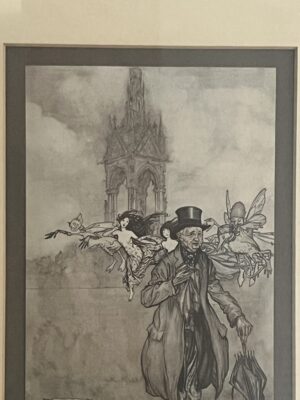 Arthur Rackham Illustrations from Peter Pan in Kensington Gardens, Framed.