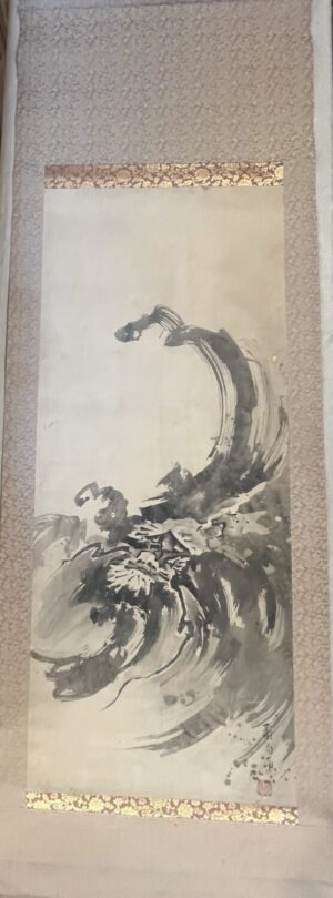Antique Japanese scroll after Soga Shohaku (1730-1781)