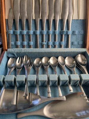 Dansk "Odin" stainless steel designed by Jens Quistgaard C1960 in a box