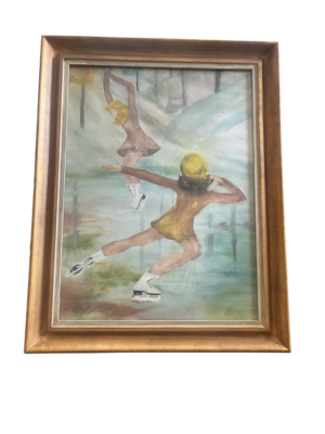 MCM Painting of Ice Skaters