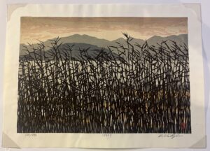 Japanese Woodblock Print by Katsuyuki Nishijima (born 1945)