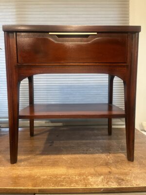 Mid-Century Walnut Nightstand by Kent Coffey