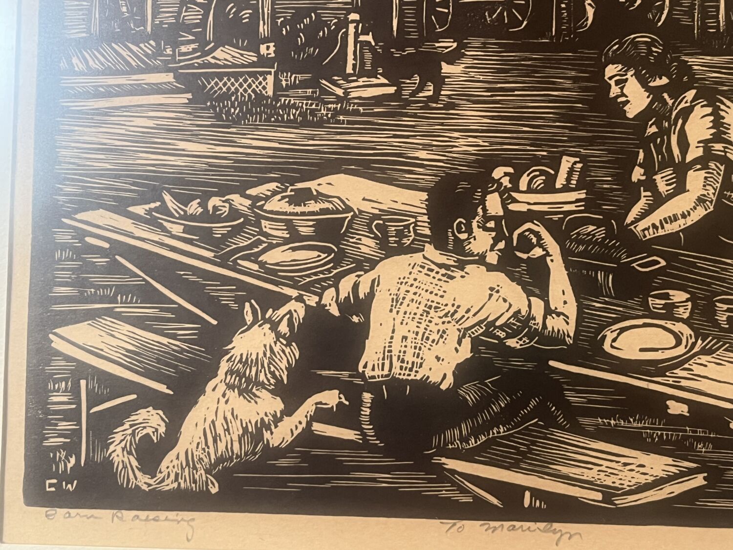 Woodcut on Paper by Cora M. Willett (American, 1908–1992) - Image 5