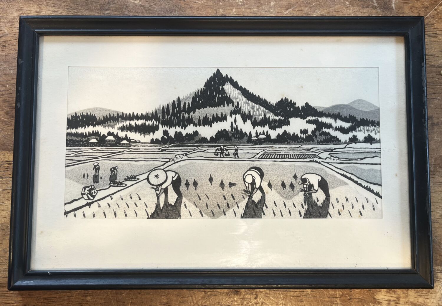 Vintage Japanese Woodblock Print by Gihachiro Okuyama (c. 1950s) - Image 3