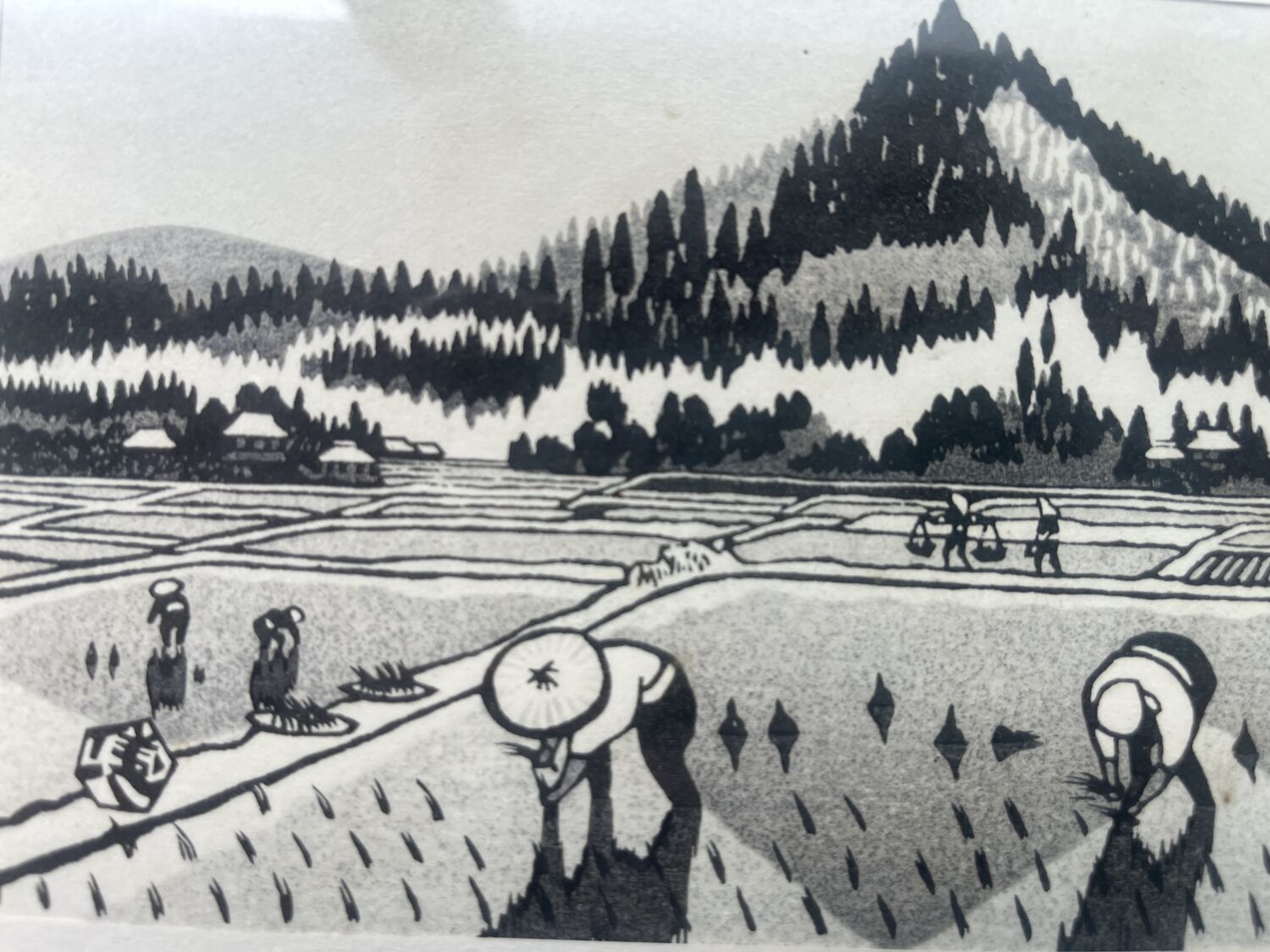 Vintage Japanese Woodblock Print by Gihachiro Okuyama (c. 1950s) - Image 5